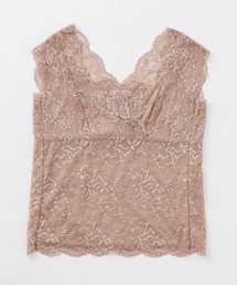 natural couture | 【WEB限定】前後2WAY総レースインナー(タンクトップ)