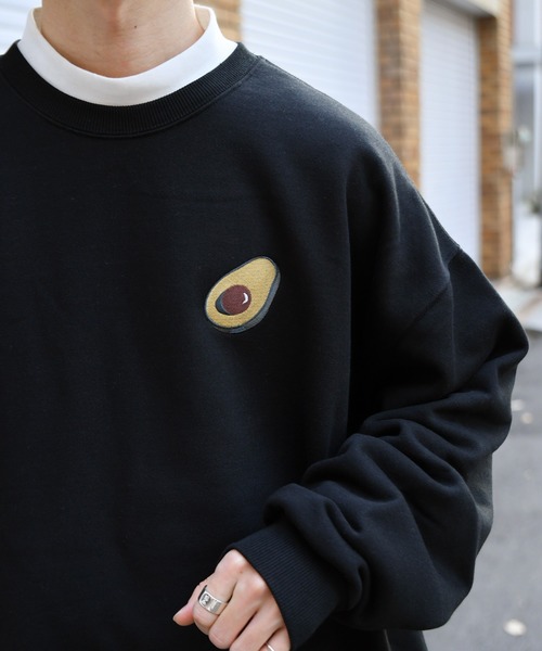 kutir(クティール)の「裏起毛アボカドプリントスウェット(Tシャツ/カットソー・メンズ・ライトブラウン/ブラック/ホワイト・LARGE/MEDIUM)」の15枚目の写真