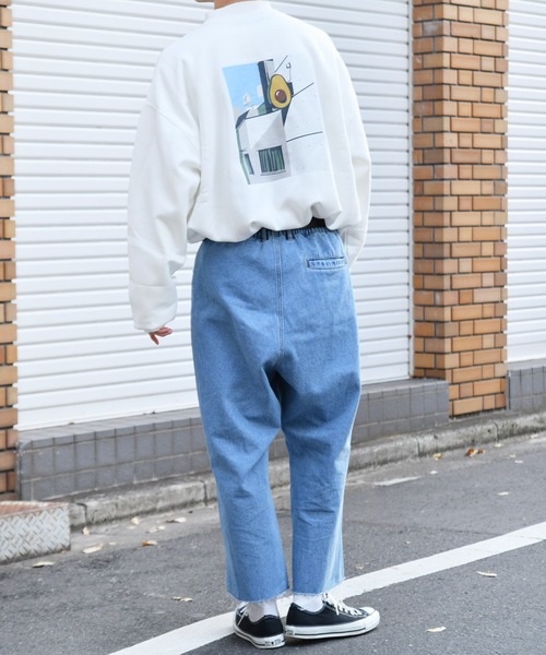 kutir(クティール)の「裏起毛アボカドプリントスウェット(Tシャツ/カットソー・メンズ・ライトブラウン/ブラック/ホワイト・LARGE/MEDIUM)」の20枚目の写真