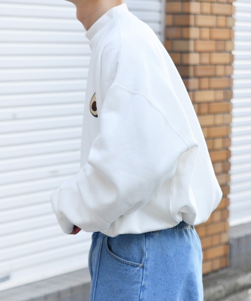 kutir(クティール)の「裏起毛アボカドプリントスウェット(Tシャツ/カットソー・メンズ・ライトブラウン/ブラック/ホワイト・LARGE/MEDIUM)」の14枚目の写真