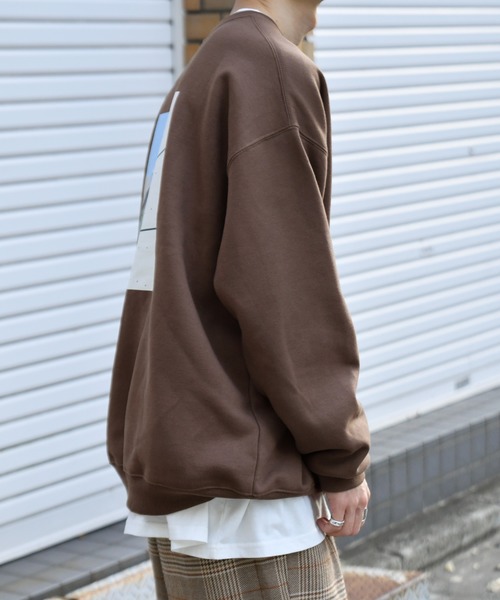 kutir(クティール)の「裏起毛アボカドプリントスウェット(Tシャツ/カットソー・メンズ・ライトブラウン/ブラック/ホワイト・LARGE/MEDIUM)」の22枚目の写真