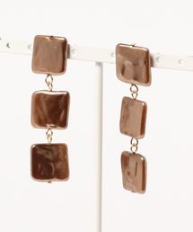 AMERICAN HOLIC | スクエアパールピアス　＊(ピアス（両耳用）)