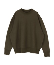 ガーター編みニットプルオーバー