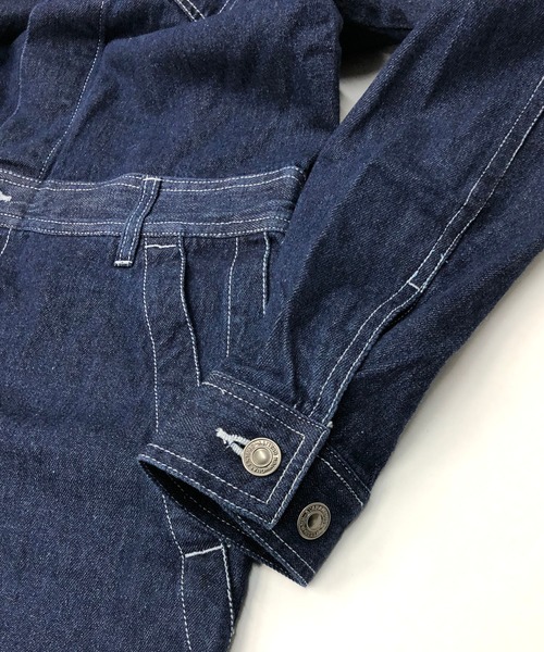 BLUE MEN TRIP（ブルーメントリップ）の「9oz ライトオンス デニム / スタイリッシュ オールインワン（つなぎ/オールインワン・メンズ・ブラック/インディゴブルー/ライトインディゴブルー・LL/M/L）」の11枚目の写真