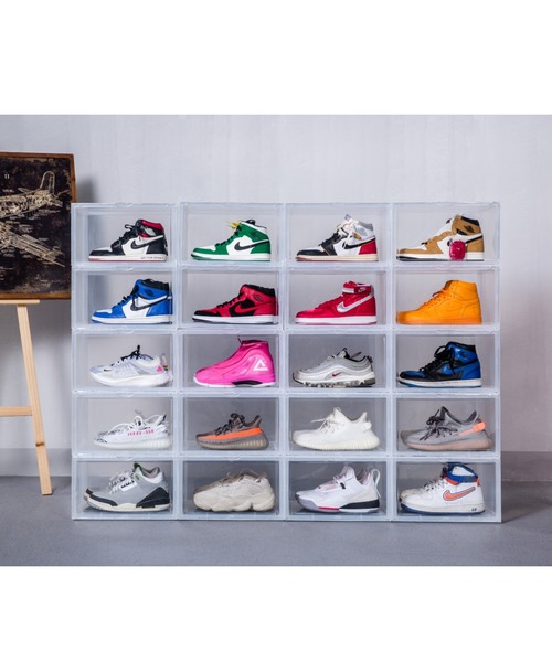 b.c.l/ビーシーエル シューズボックス(横向き)ブラック 121029（収納