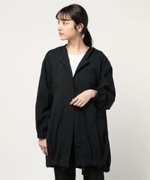 フーディッドワイドコート
