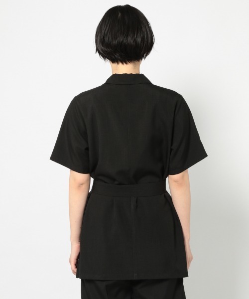 PAGEBOY（ページボーイ）の「リネンライクセットアップジャケットSS（その他アウター・レディース・ブラック/ベージュ/グリーン・FREE）」の10枚目の写真