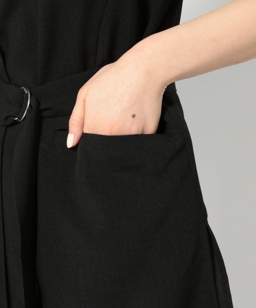 PAGEBOY（ページボーイ）の「リネンライクセットアップジャケットSS（その他アウター・レディース・ブラック/ベージュ/グリーン・FREE）」の12枚目の写真