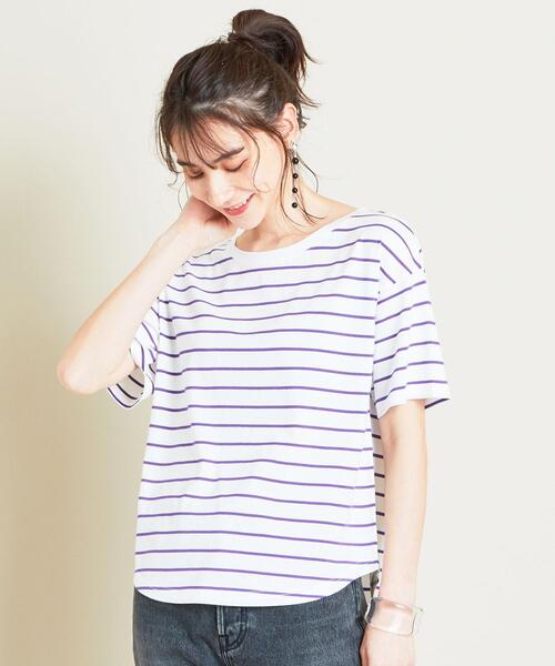 BEAUTY&YOUTH UNITED ARROWS（ビューティーアンドユースユナイテッドアローズ）の「【WEB限定】by ※∴ラウンドネックドロップスリーブTシャツ（Tシャツ/カットソー・レディース・オフホワイト/グレー/ブラック/その他2/その他1/その他3・FREE）」の11枚目の写真