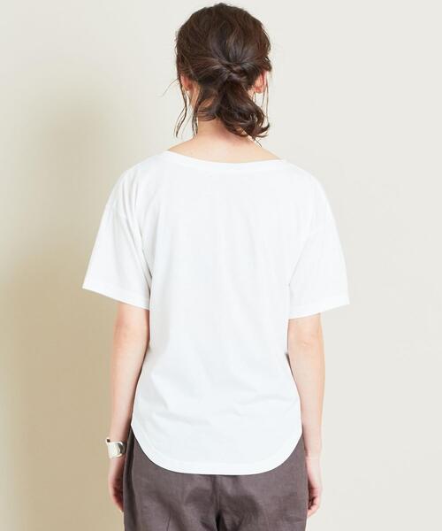 BEAUTY&YOUTH UNITED ARROWS（ビューティーアンドユースユナイテッドアローズ）の「【WEB限定】by ※∴ラウンドネックドロップスリーブTシャツ（Tシャツ/カットソー・レディース・オフホワイト/グレー/ブラック/その他2/その他1/その他3・FREE）」の16枚目の写真