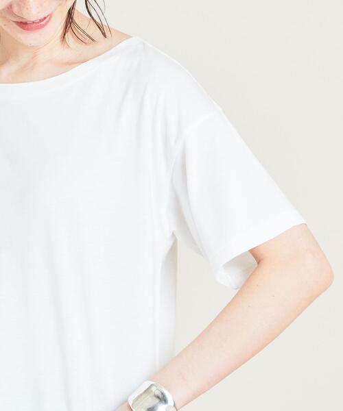 BEAUTY&YOUTH UNITED ARROWS（ビューティーアンドユースユナイテッドアローズ）の「【WEB限定】by ※∴ラウンドネックドロップスリーブTシャツ（Tシャツ/カットソー・レディース・オフホワイト/グレー/ブラック/その他2/その他1/その他3・FREE）」の14枚目の写真