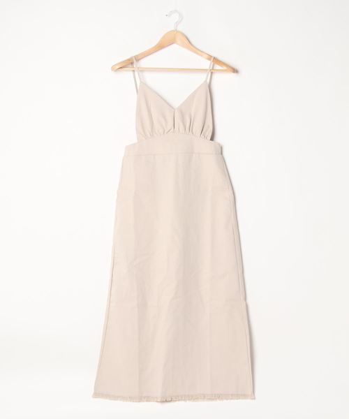 flower（フラワー）の「サマーフリンジワンピース（ワンピース・レディース・アイボリー/ブラック・FREE）」の5枚目の写真