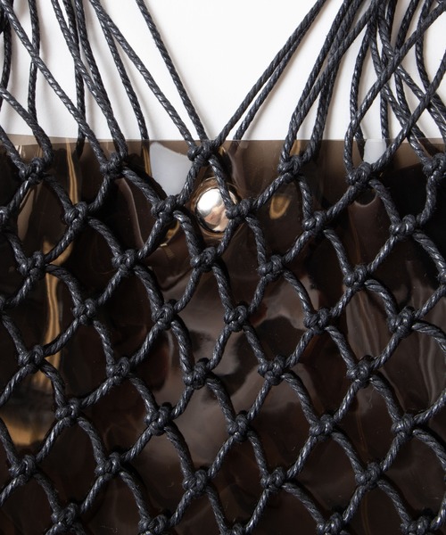 WEGO（ウィゴー）の「WEGO/クリアメッシュミニトートバッグ（トートバッグ・レディース・ブラック/ホワイト系その他・FREE）」の10枚目の写真