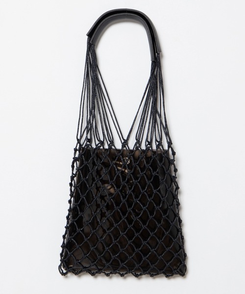 WEGO（ウィゴー）の「WEGO/クリアメッシュミニトートバッグ（トートバッグ・レディース・ブラック/ホワイト系その他・FREE）」の15枚目の写真