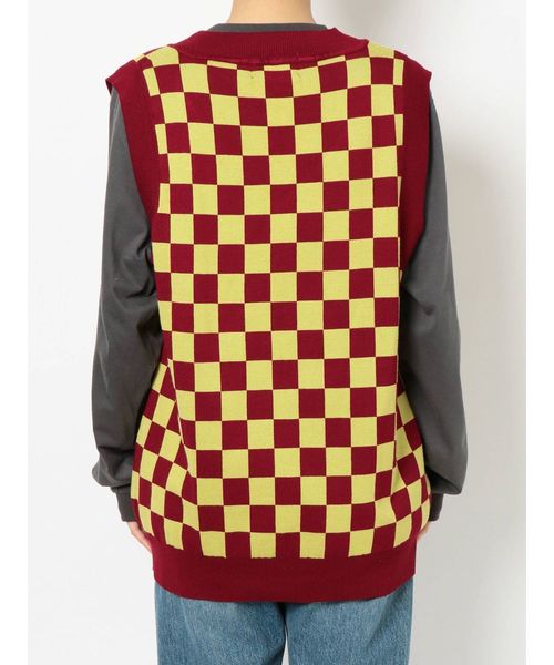 jouetie（ジュエティ）の「チュニックニットベスト（ニット/セーター・レディース・ピンク/グリーン/ボルドー・MEDIUM）」の15枚目の写真