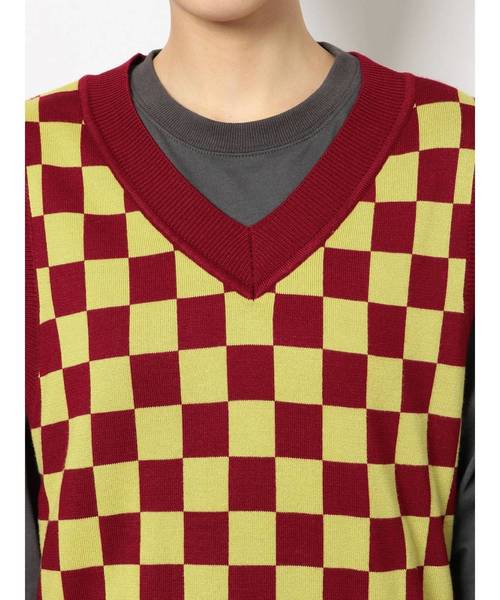 jouetie（ジュエティ）の「チュニックニットベスト（ニット/セーター・レディース・ピンク/グリーン/ボルドー・MEDIUM）」の16枚目の写真