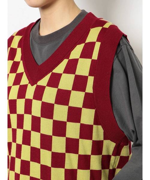 jouetie（ジュエティ）の「チュニックニットベスト（ニット/セーター・レディース・ピンク/グリーン/ボルドー・MEDIUM）」の17枚目の写真