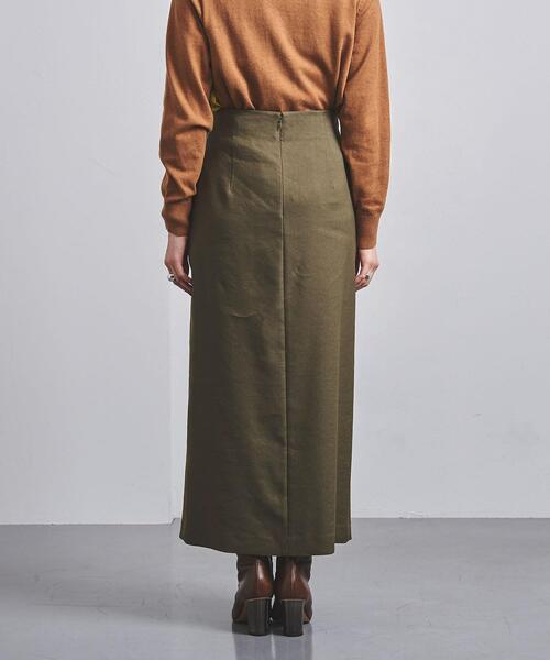 UNITED ARROWS(ユナイテッドアローズ)の「UWFM スリット ロング タイトスカート(スカート・レディース・ブラック/ダークグリーン/オレンジ系その他・38/40/34/36)」の7枚目の写真