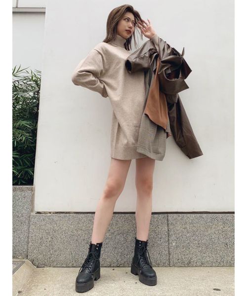 MURUA（ムルーア）の「レースアップワークブーツ（ブーツ・レディース・ブラック・35/36/37）」の11枚目の写真