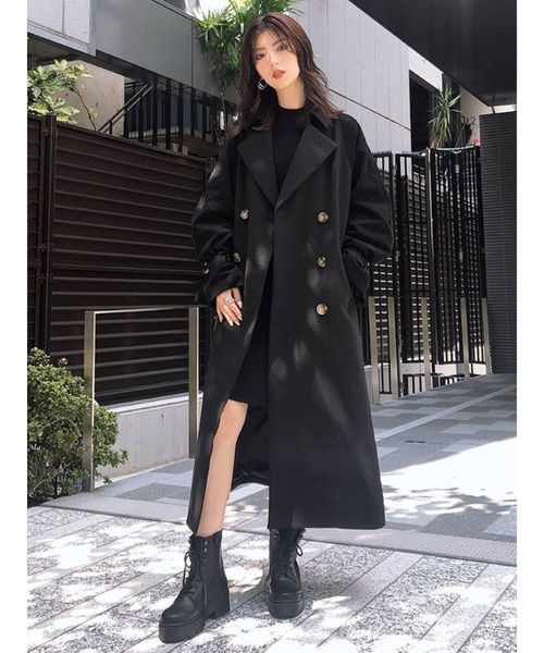 MURUA（ムルーア）の「レースアップワークブーツ（ブーツ・レディース・ブラック・35/36/37）」の9枚目の写真