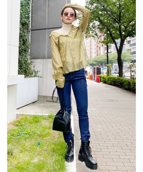 MURUA（ムルーア）の「レースアップワークブーツ（ブーツ・レディース・ブラック・35/36/37）」の8枚目の写真