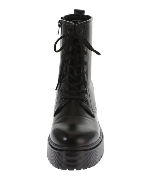 MURUA（ムルーア）の「レースアップワークブーツ（ブーツ・レディース・ブラック・35/36/37）」の6枚目の写真