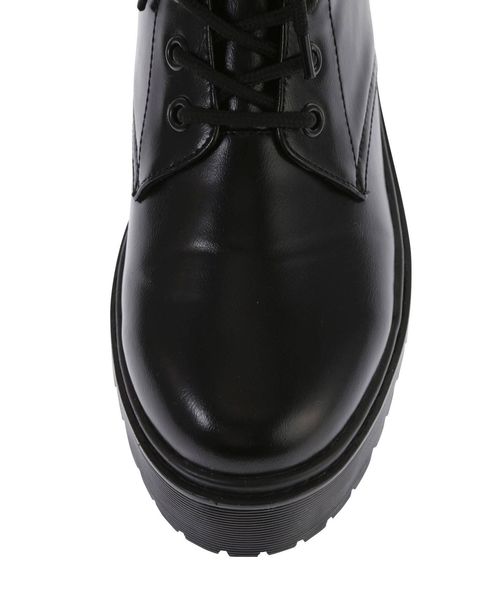 MURUA（ムルーア）の「レースアップワークブーツ（ブーツ・レディース・ブラック・35/36/37）」の15枚目の写真