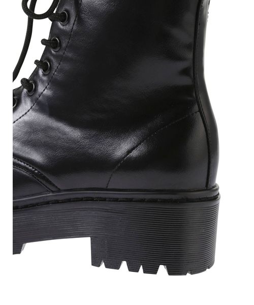 MURUA（ムルーア）の「レースアップワークブーツ（ブーツ・レディース・ブラック・35/36/37）」の16枚目の写真