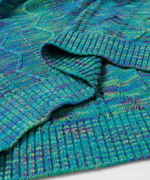 mando（マンド）の「mando　KNIT VEST∴（ベスト・メンズ・ブルー・1/2）」の6枚目の写真