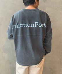 Manhattan Portage | [MANHATTAN PORTAGE/マンハッタンポーテージ] ロングスリーブプリントTシャツ/バックロゴプリント/ビッグシルエット(Tシャツ/カットソー)