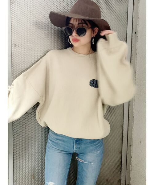 GYDA（ジェイダ）の「EYE CANDYジャガードニットTOPS（ニット/セーター・レディース・ブラック/ベージュ/その他/その他2・FREE）」の16枚目の写真