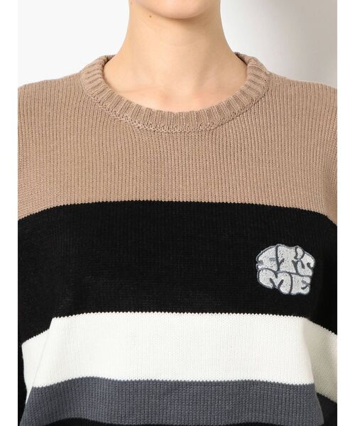 GYDA（ジェイダ）の「EYE CANDYジャガードニットTOPS（ニット/セーター・レディース・ブラック/ベージュ/その他/その他2・FREE）」の18枚目の写真