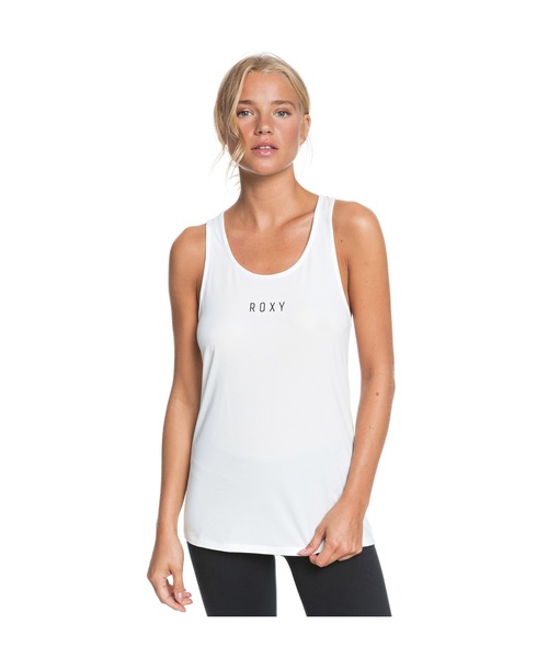 ROXY(ロキシー)の「LOOPING THE LOOP/ロキシー タンクトップ ジム ヨガ フィットネス ランニング ルームウェアにも(タンクトップ・レディース・ホワイト・SMALL/MEDIUM/X-SMALL)」の3枚目の写真