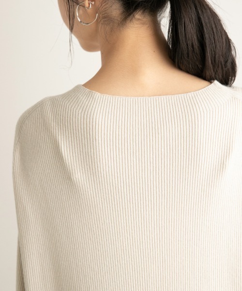 LOWRYS FARM（ローリーズファーム）の「ボトルネックワンピース 　918991（ワンピース・レディース・アイボリー/ブラック/ブラウン/パープル・FREE）」の12枚目の写真