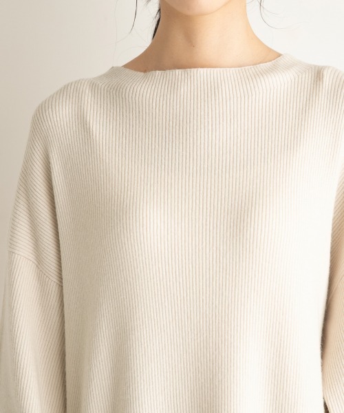 LOWRYS FARM（ローリーズファーム）の「ボトルネックワンピース 　918991（ワンピース・レディース・アイボリー/ブラック/ブラウン/パープル・FREE）」の6枚目の写真