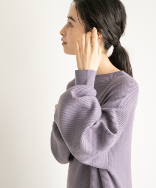 LOWRYS FARM（ローリーズファーム）の「ボトルネックワンピース 　918991（ワンピース・レディース・アイボリー/ブラック/ブラウン/パープル・FREE）」の15枚目の写真