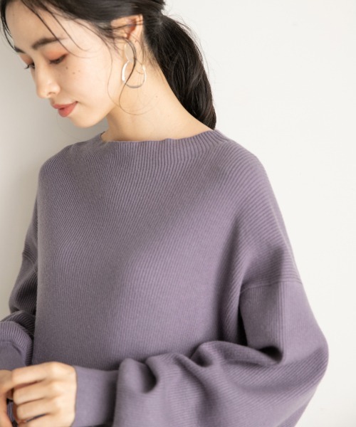 LOWRYS FARM（ローリーズファーム）の「ボトルネックワンピース 　918991（ワンピース・レディース・アイボリー/ブラック/ブラウン/パープル・FREE）」の13枚目の写真