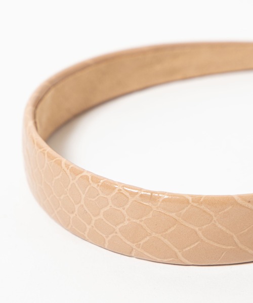 WEGO(ウィゴー)の「WEGO/パイソン柄ワイドカチューシャ(カチューシャ・レディース・ブラウン/ベージュ/ブラック/カーキ・FREE)」の7枚目の写真