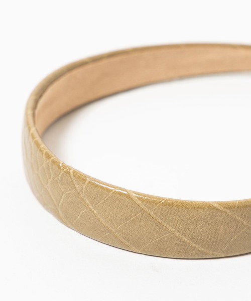 WEGO(ウィゴー)の「WEGO/パイソン柄ワイドカチューシャ(カチューシャ・レディース・ブラウン/ベージュ/ブラック/カーキ・FREE)」の5枚目の写真