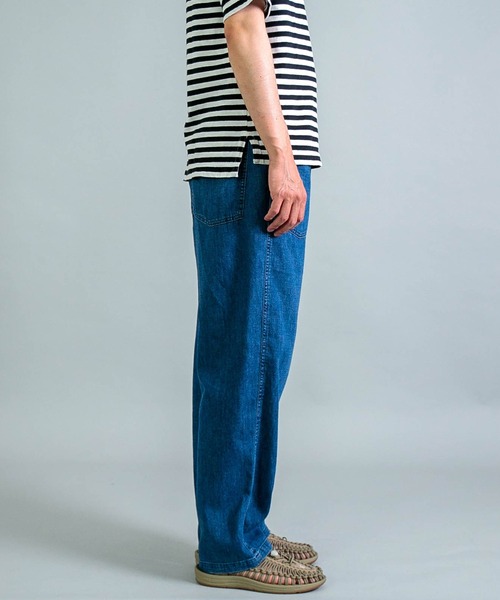 OMNIGOD mens / オムニゴッド] 8oz甘織りデニム PWイージーパンツ