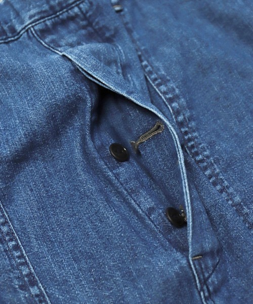 OMNIGOD（オムニゴッド）の「[OMNIGOD mens / オムニゴッド]　8oz甘織りデニム　PWイージーパンツ（デニムパンツ・メンズ・インディゴブルー・3/2）」の18枚目の写真