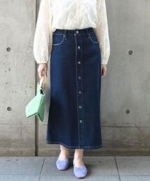 CIMARRON（シマロン）の「【SHIPS any別注】CIMARRON JEANS: デニムスカート（デニムスカート・レディース）」