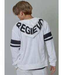 REGIEVOロゴパイルパーカー フーディー