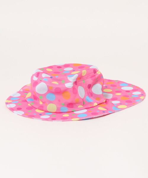 OVERRIDE（オーバーライド）の「ｷｯｽﾞ ｽｲﾑﾀﾚﾂｷﾊｯﾄﾄﾞｯﾄ（ハット・キッズ・ピンク・FREE）」の13枚目の写真