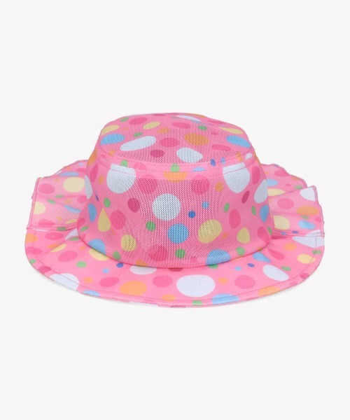 OVERRIDE（オーバーライド）の「ｷｯｽﾞ ｽｲﾑﾀﾚﾂｷﾊｯﾄﾄﾞｯﾄ（ハット・キッズ・ピンク・FREE）」の9枚目の写真