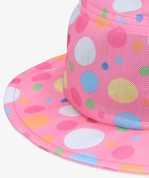 OVERRIDE（オーバーライド）の「ｷｯｽﾞ ｽｲﾑﾀﾚﾂｷﾊｯﾄﾄﾞｯﾄ（ハット・キッズ・ピンク・FREE）」の3枚目の写真