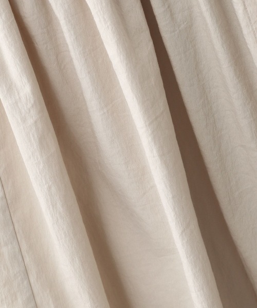 A part by（アパートバイ）の「Vボタンキリカエフレアワンピース  931695（ワンピース・レディース・ブラック/ライトベージュ/ブラウン系その他2/ブルー系その他4・FREE）」の10枚目の写真