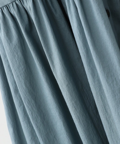 A part by（アパートバイ）の「Vボタンキリカエフレアワンピース  931695（ワンピース・レディース・ブラック/ライトベージュ/ブラウン系その他2/ブルー系その他4・FREE）」の16枚目の写真