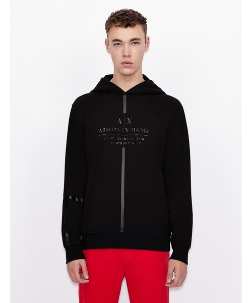 【A|X アルマーニ エクスチェンジ】ビッグAXロゴ　ジップアップスウェット ARMANI EXCHANGE（アルマーニエクスチェンジ）の「【A|X