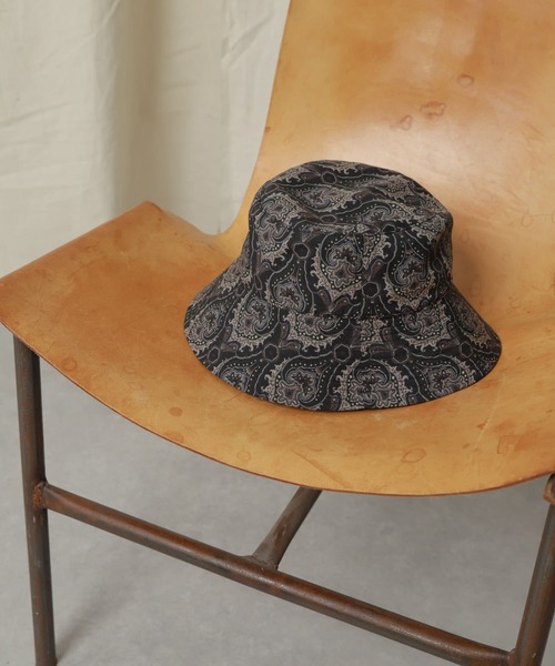 SENSE OF PLACE by URBAN RESEARCH（センスオブプレイスバイアーバンリサーチ）の「バティックバケットハット（ハット・メンズ・ネイビー/ライトベージュ・ONE）」の3枚目の写真